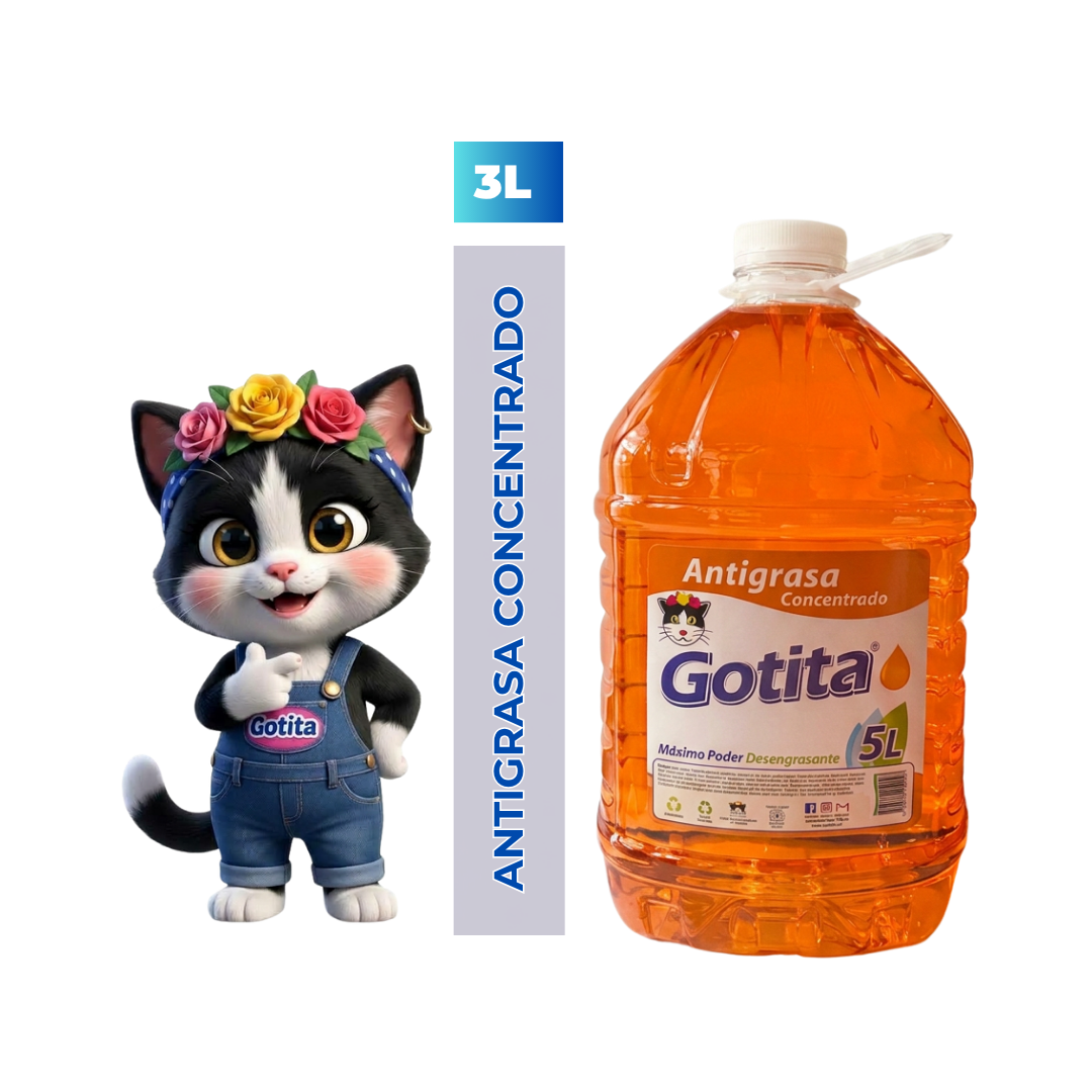 Antigrasas Gotita 5 litros